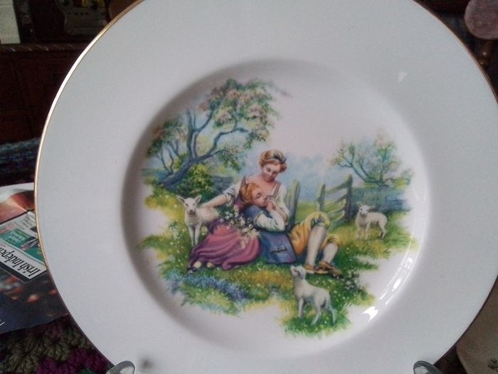 Royal Worcester Victorian image Collectors Plate