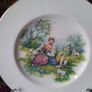 Royal Worcester Victorian image Collectors Plate Image 2