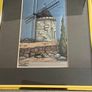 Is 3 pictuer Framed Le Tisserand Jacquard woven silk picture featuring a windmill 30.00 euro , old photo from Charleville, Co. Cork 18 euro, framed Holy post card  Pieta , Love and Honor Jesus 12 euro.. Image 6