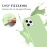 Liquid Silicone Case For iPhone 11 Pro Max Luxury Thin Soft Phone Cover New Matcha Green - FHT9IP11PMLK Image 2