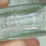 495 - Set of 6 Vintage Clear Glass Screw Cork Top Collectible Decorative Bottles and Jars Image 6
