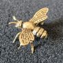 3 brass bees. Solid brass. Image 8