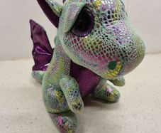 Ty Cinder the Green Dragon Plush Toy