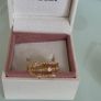 Pandora precious memory diamond ring 14ct yellow gold (g585) size (54) weight (4.58g) Image 5
