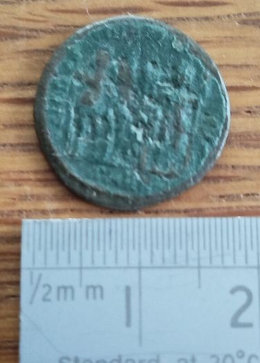 3 Ancient Roman Bronze Coins (3rd-4th Century AD)