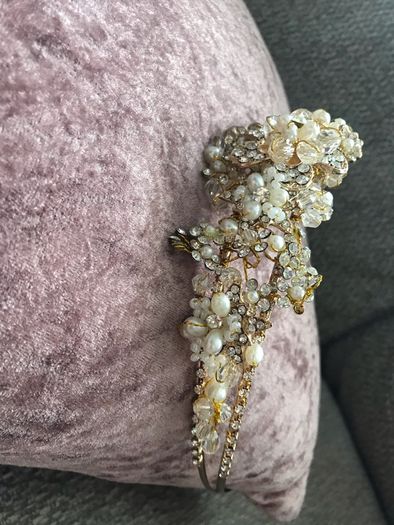 Handmade wedding headpiece / hair band