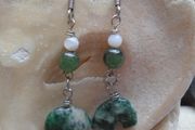 Handmade earrings, Drop earrings, Gemstone earrings, Gift