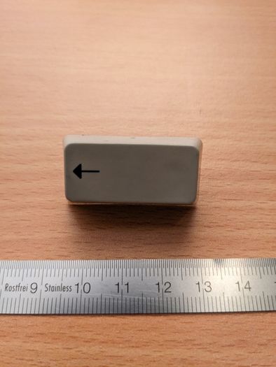 BROKEN IBM Model M backspace key (original, cca. 1987)