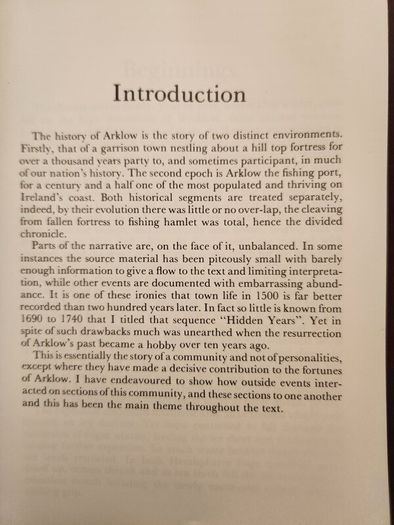 The Arklow Calendar. By P.j. Power. A Chronicle Of Events From Earliest Times To 1900. First Edition. Paperback In Good Condition.