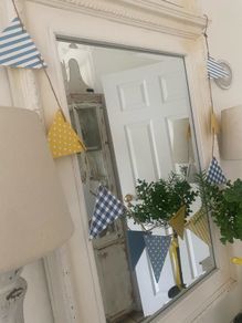 Shabby Chic Wooden Effect Bunting