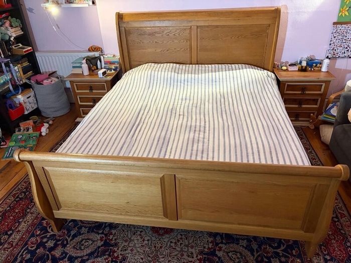 Super King bed frame with TEMPUR mattress included
