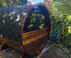 Barrel sauna