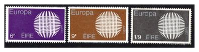 1970 Ireland Europa (CEPT) Commemorative Stamps Mint Never Hinged (MNH)