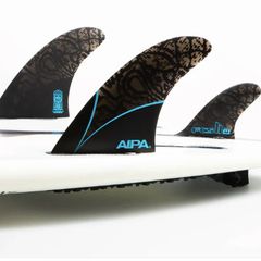 FCS II Aipa Twin + Stabiliser PG Surfboard Fin Set