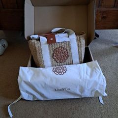 Lisa & Co Raffia Tote Bag