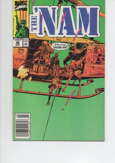 The Nam #42 1990 Marvel Copper Age Comic