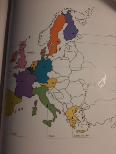 collectable a comic for young people on a peaceful Europe without frontiers