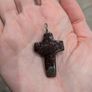 Gemstone Cross Pendant Image 2