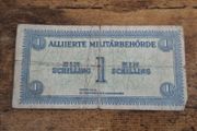Austria, 1 Schilling banknote, Military Alliance, 1944, circulated - free standard postage