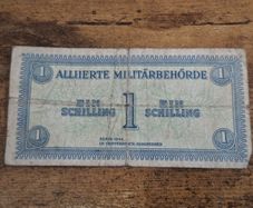 Austria, 1 Schilling banknote, Military Alliance, 1944, circulated - free standard postage