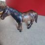 BLACK AND BROWNE Bruder Model Toy Horse Figurine made in Germany Farm Animal 2008. Image 8