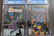 Batman Issue 503 + 504 Cgc 9.8  Graded Comic Books Catwoman Azrael Knightfall Knightquest Marvel DC