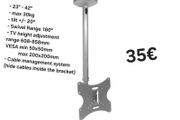 Tv Ceiling Mount Bracket Swivel Tilt 23"-42"