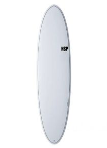 NSP Surfboard 7'6" Elements HDT Funboard White Futures