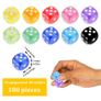 Brand New 100 Piece Dice Set 6-Sided, 14mm Game Dice, Image 2
