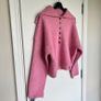 NEW George Pink Wool Blend Chunky Jumper M 12-14 Image 4