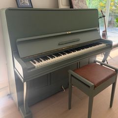 Beautifully Refinished Piano and Matching Bench
