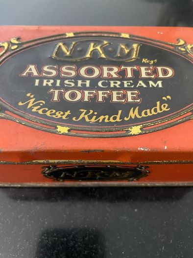 1940 NKM Toffee Tin