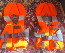 Two kids lifejackets