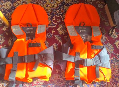 Two kids lifejackets