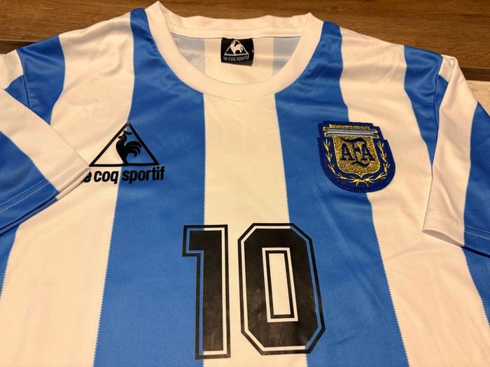 Diego Maradona Hand Signed Shirt Signed in 2015 Argentina + COA