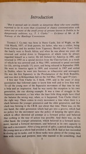 Glimpses Of An Irish Felon's Prison  Life By Thomas J Clarke. (1916).with An  Introduction By P. S. O'hegarty. Paperback In Good Condition.