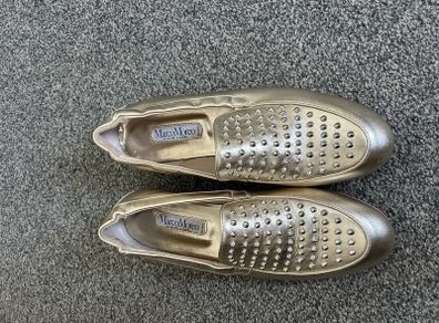 MarcoMoreo gold flats