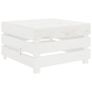 2 Piece Garden Pallet Lounge Set White Wood Image 7