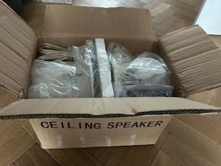 Finnex moisture proof frameless sauna steam room or bathroom speakers