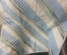 Handmade crochet baby blanket