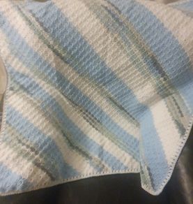 Handmade crochet baby blanket