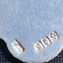 1937 Irish Sterling Silver Communion Medal and original silver chain Image 8