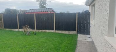 Timber panels / gravel boards