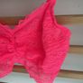 bralette florescent medium Victoria secrets pink range medium Bnwot Image 3