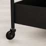 IKEA NISSAFORS Black Storage Trolley Image 3