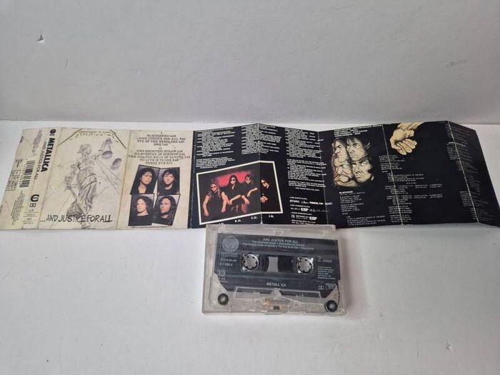Metallica  ...And Justice for All (Original 1988 Cassette, UK/Ireland Pressing Vertigo)