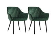 main image for ad Set Of Two  Velvet Dining Chairs High Quality