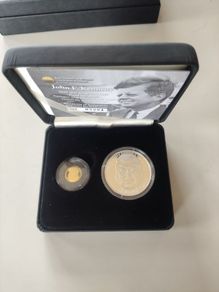 JFK Gold & Silver Proof Irish Central Bank Coin Set