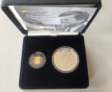 JFK Gold & Silver Proof Irish Central Bank Coin Set
