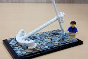 LEGO Greystones Harbor The Anchor build